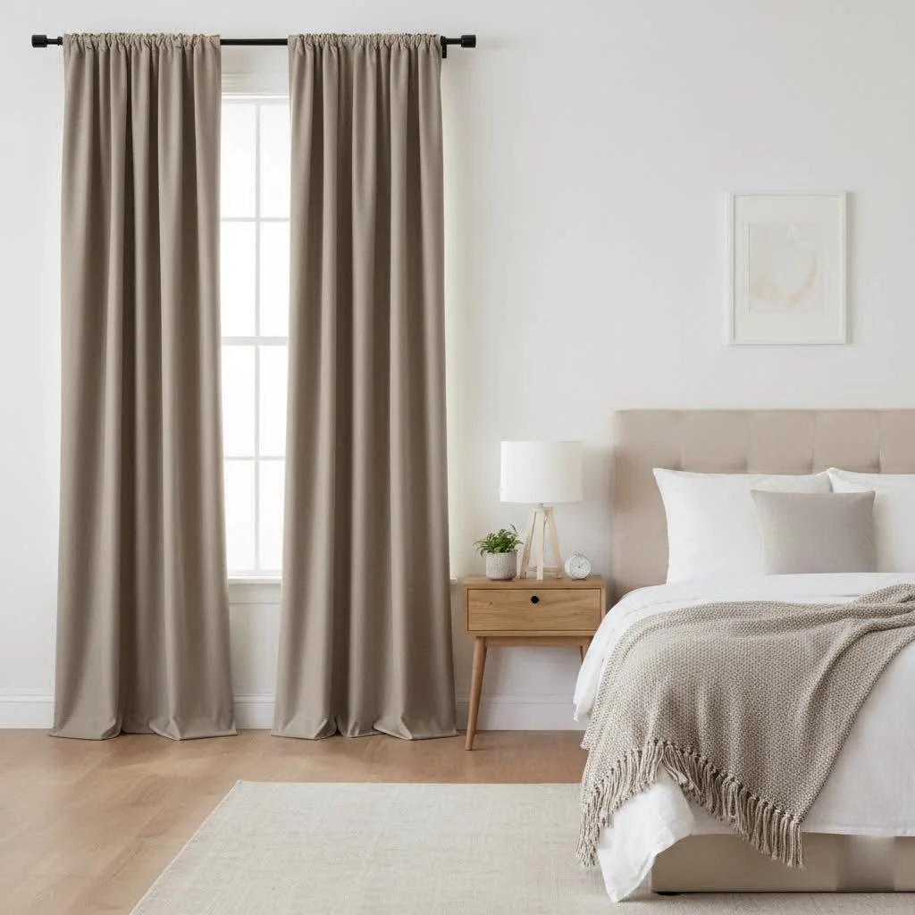 Thick blackout curtains for enhanced home comfort