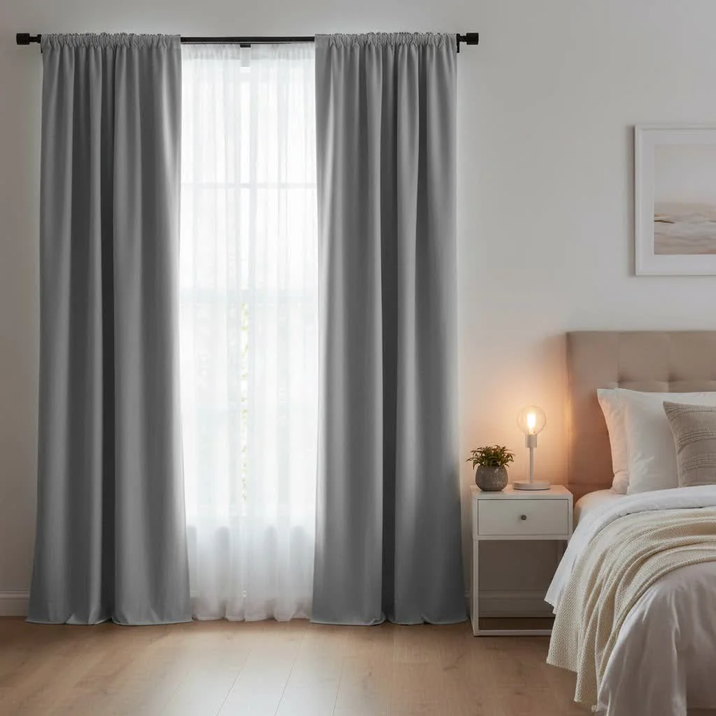 Blackout curtains for darker rooms and deeper sleep