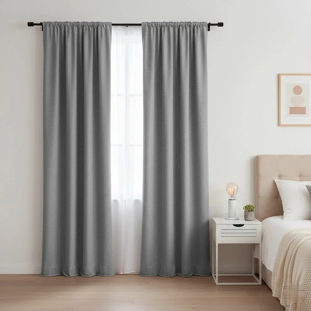 improve your Space and Sleep with Stylish Striped Blackout Curtains
