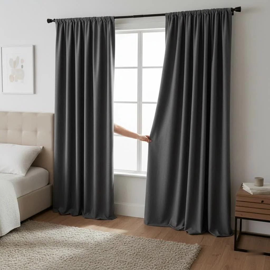 RV interior with perfect blackout curtains